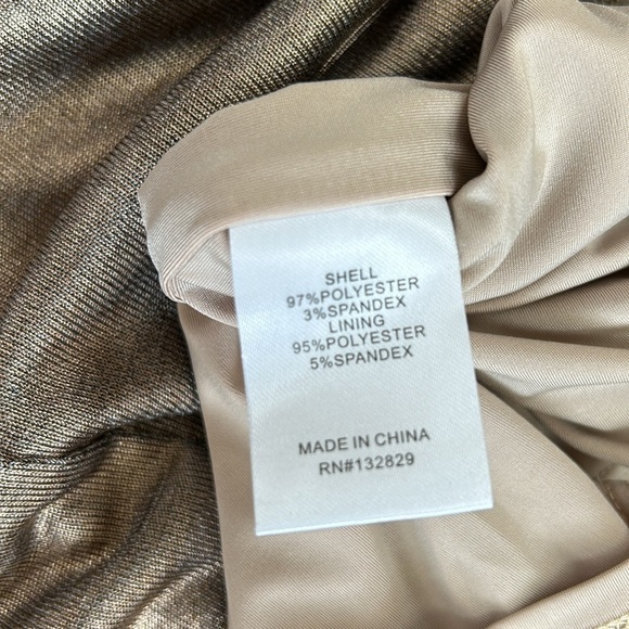 Lovers+Friends Gold Simmer Rosie Mini Dress - Picture 14 of 17